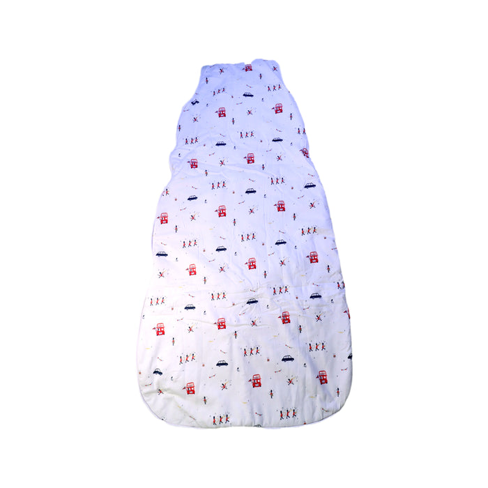 A White Sleepsacs from The Little White Company in size 18-24M for boy. (Back View)
