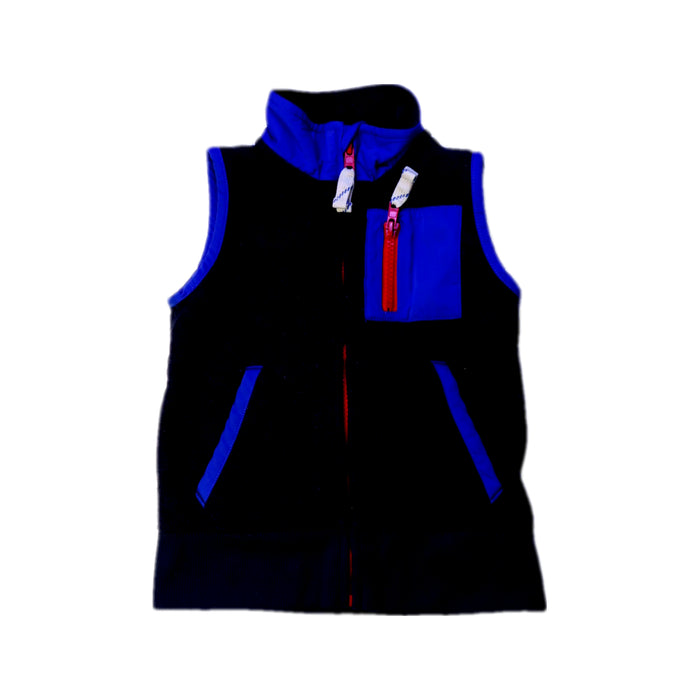 A Black Outerwear Vests from Crewcuts in size 2T for boy. (Front View)