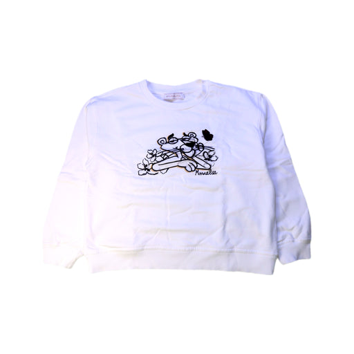 A White Crewneck Sweatshirts from Monnalisa in size 10Y for girl. (Front View)