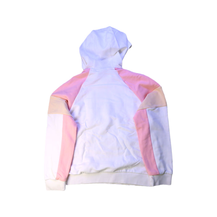 A White Hooded Sweatshirts from Fila in size 12Y for girl. (Back View)