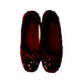 A Red Flats from Oriental Traffic in size 11Y for girl. (Back View)