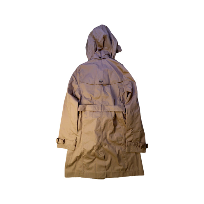 A Beige Coats from Burberry in size 12Y for girl. (Back View)