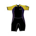 A Black Wetsuits from TYR in size 6T for boy. (Front View)