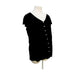 A Black Sleeveless Tops from Seraphine in size Maternity-S for maternity. (Front View)
