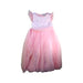 A Pink Sleeveless Dresses from Badgley Mischka in size 5T for girl. (Front View)