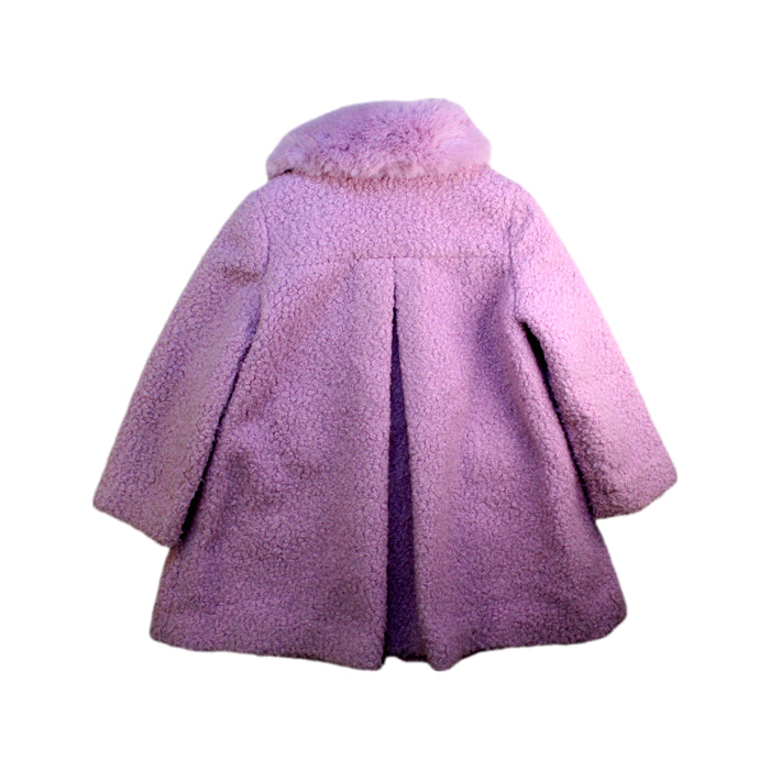 A Purple Coats from Mayoral in size 5T for girl. (Back View)