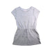 A Grey Short Sleeve Dresses from Seed in size 6T for girl. (Front View)