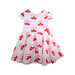 A White Short Sleeve Dresses from Jacadi in size 6T for girl. (Front View)