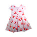 A White Short Sleeve Dresses from Jacadi in size 6T for girl. (Back View)