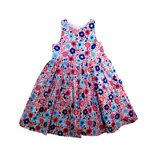 A Multicolour Sleeveless Dresses from Jacadi in size 6T for girl. (Front View)