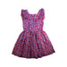 A Red Sleeveless Dresses from Jacadi in size 6T for girl. (Back View)
