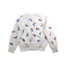 A White Cardigans from Bonpoint in size 6T for girl. (Back View)