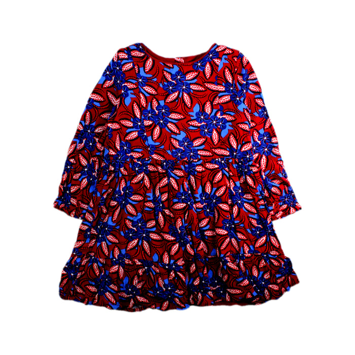 A Red Long Sleeve Dresses from DPAM in size 6T for girl. (Front View)