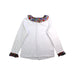 A White Long Sleeve Shirts from Jacadi in size 6T for girl. (Back View)