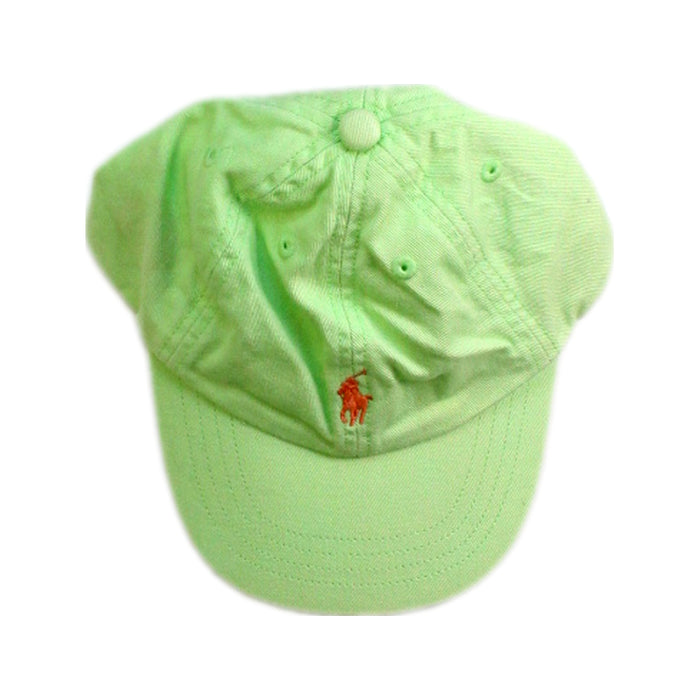 A Green Caps from Polo Ralph Lauren in size 2T for neutral. (Front View)