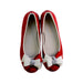 A Red Flats from I Pinco Pallino in size 7Y for girl. (Back View)