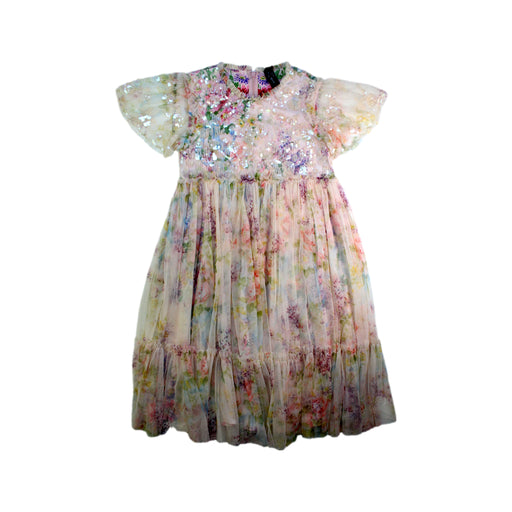 A Multicolour Short Sleeve Dresses from needle & thread in size 8Y for girl. (Front View)