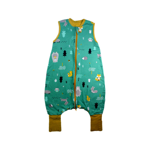 A Green Sleepsacs from Slumbersac in size 12-18M for neutral. (Front View)