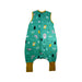 A Green Sleepsacs from Slumbersac in size 12-18M for neutral. (Back View)