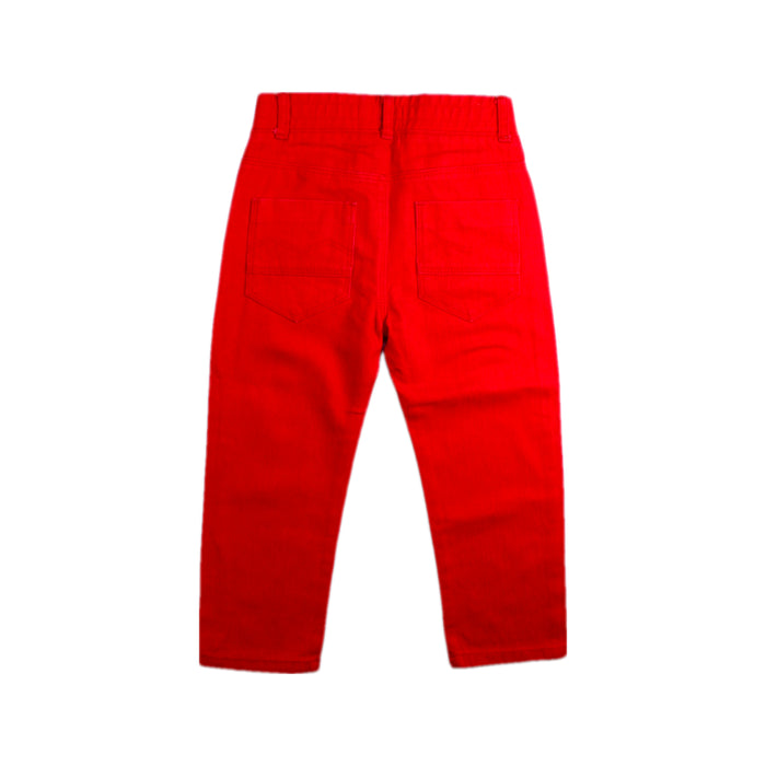 A Red Casual Pants from La Compagnie des Petits in size 18-24M for girl. (Back View)