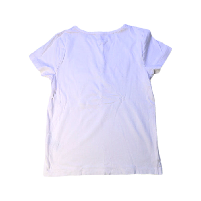 A White Short Sleeve T Shirts from Boden in size 6T for girl. (Back View)