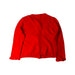 A Red Cardigans from Momonittu in size 6T for girl. (Back View)