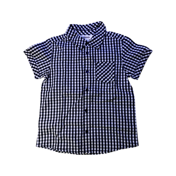 A Black Short Sleeve Shirts from Milkshake in size 4T for boy. (Front View)
