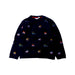 A Navy Crewneck Sweatshirts from Jojo Maman Bébé in size 3T for boy. (Front View)