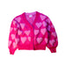 A Pink Cardigans from Monsoon in size 7Y for girl. (Front View)
