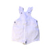 A White Overall Shorts from Seed in size 12-18M for girl. (Front View)