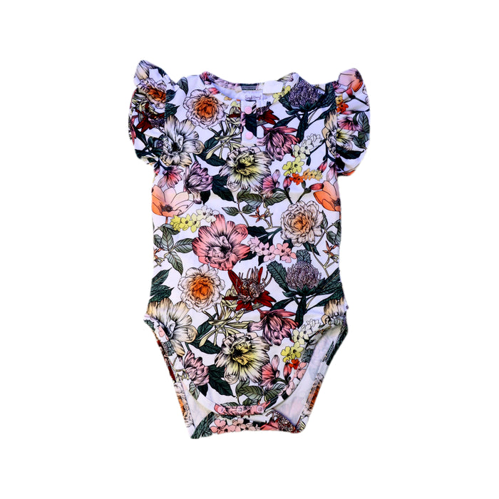 A Multicolour Short Sleeve Bodysuits from Snuggle Hunny in size 2T for girl. (Front View)