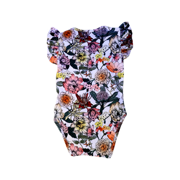 A Multicolour Short Sleeve Bodysuits from Snuggle Hunny in size 2T for girl. (Back View)