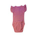 A Pink Short Sleeve Bodysuits from Snuggle Hunny in size 2T for girl. (Back View)