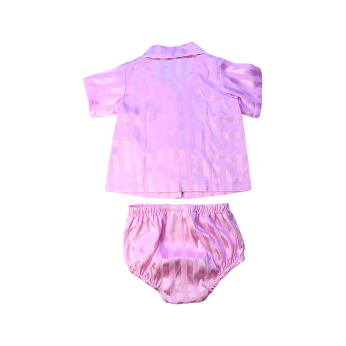 A Pink Shorts Sets from Peter Alexander in size 6-12M for girl. (Back View)
