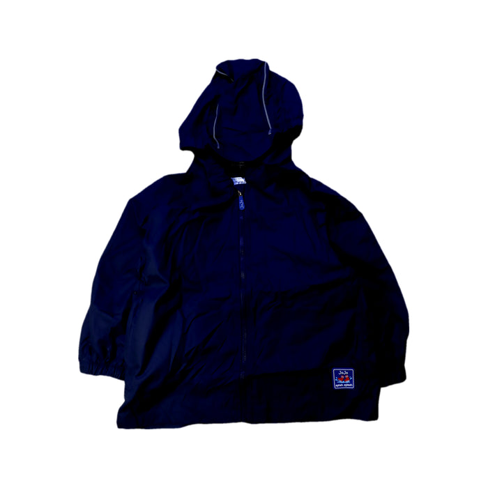 A Navy Rain Jackets from Jojo Maman Bébé in size 4T for boy. (Front View)