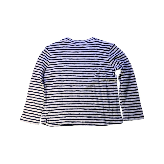 A Navy Long Sleeve Shirts from Bonpoint in size 6T for boy. (Back View)