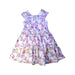 A White Sleeveless Dresses from Petit Bateau in size 7Y for girl. (Front View)
