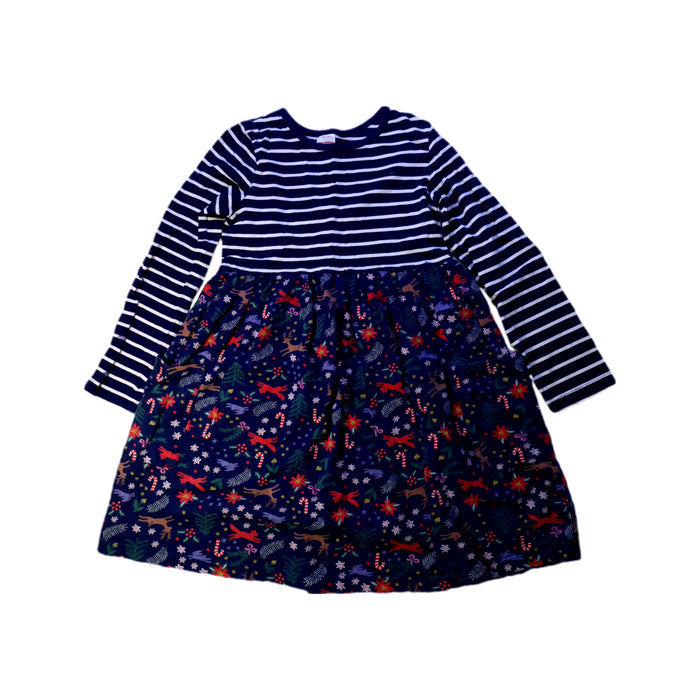 A Multicolour Long Sleeve Dresses from Hanna Andersson in size 8Y for girl. (Front View)