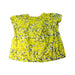 A Yellow Short Sleeve Tops from Bonpoint in size 6T for girl. (Back View)