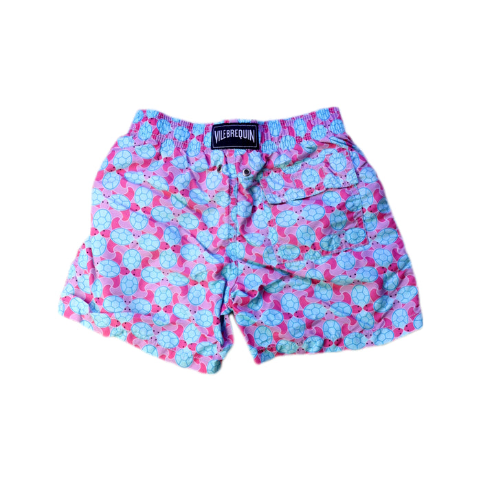 A Blue Swim Shorts from Vilebrequin in size 6T for boy. (Back View)