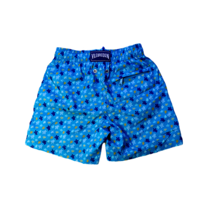 A Blue Swim Shorts from Vilebrequin in size 6T for boy. (Back View)
