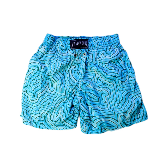 A Blue Swim Shorts from Vilebrequin in size 6T for boy. (Back View)
