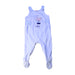 A White Long Overalls from Chicco in size 3-6M for boy. (Front View)