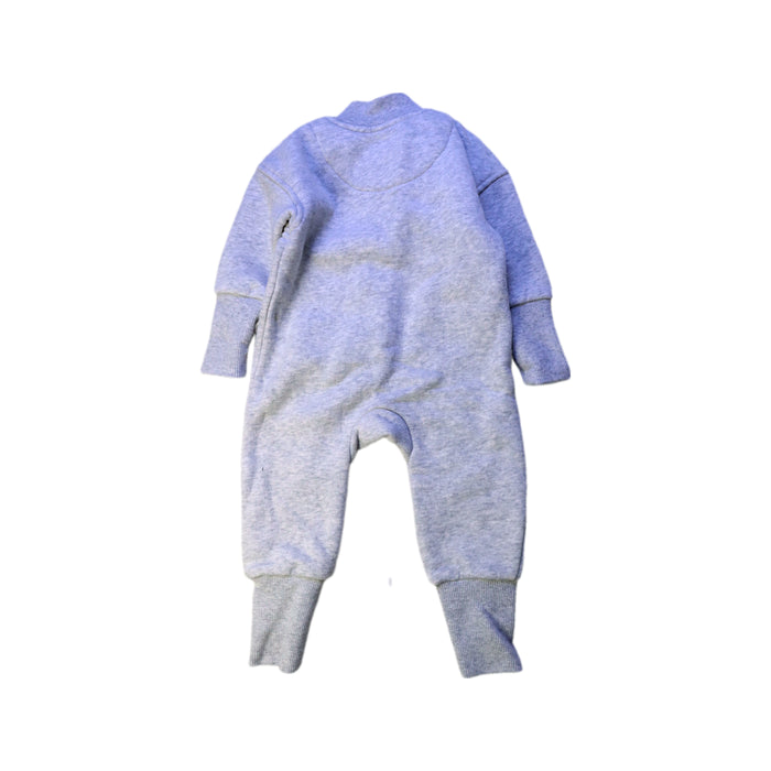 A Grey Long Sleeve Jumpsuits from Roots in size 3-6M for boy. (Back View)
