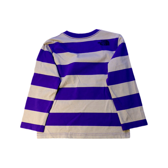 A Purple Long Sleeve T Shirts from The North Face in size 4T for neutral. (Back View)