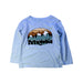 A Blue Long Sleeve T Shirts from Patagonia in size 4T for boy. (Front View)