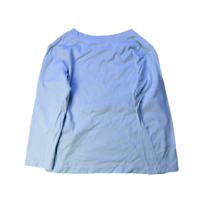 A Blue Long Sleeve T Shirts from Patagonia in size 4T for boy. (Back View)