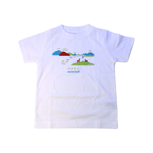 A White Short Sleeve T Shirts from Mont-bell in size 2T for boy. (Front View)