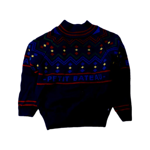 A Multicolour Knit Sweaters from Petit Bateau in size 4T for neutral. (Front View)