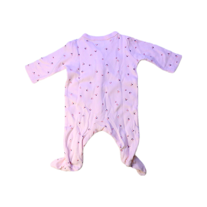 A Pink Onesies from The Little White Company in size Newborn for girl. (Back View)